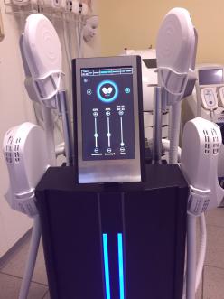 EMSculpting Einstellung für 4 Handstücke 